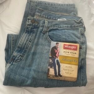 Wranglers Mens relaxed fit jeans 34x30